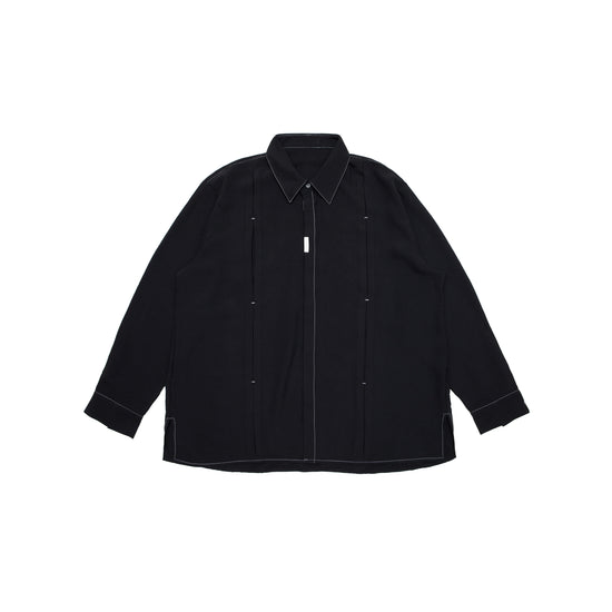 stitched shirt in black
