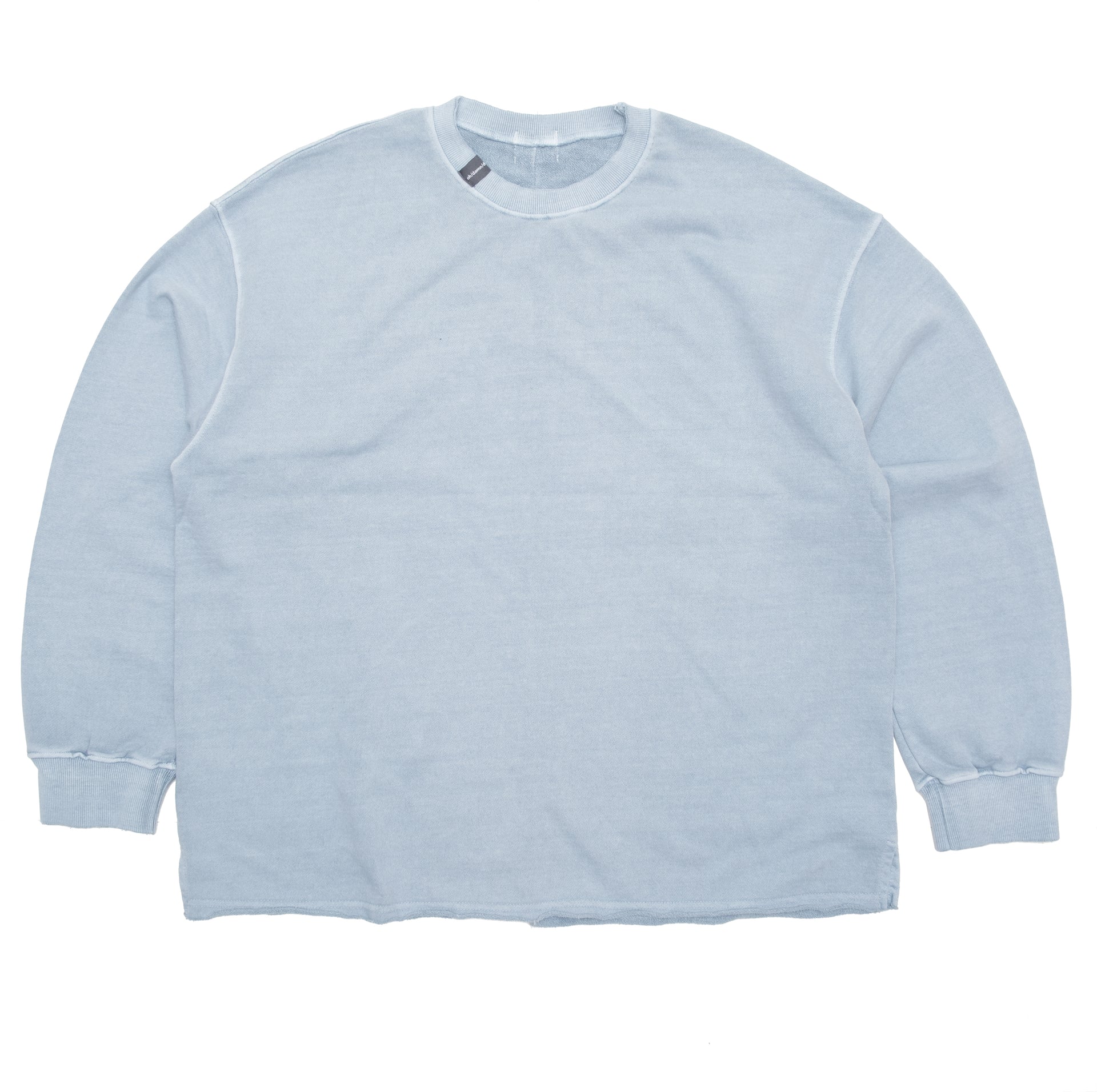 reverse sweat in pale blue