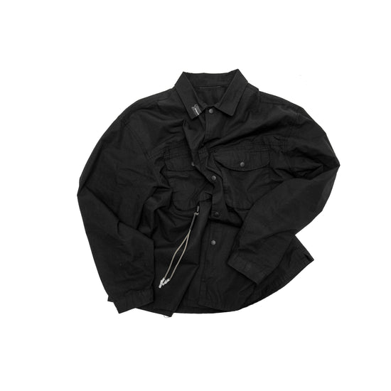 lightweight 4-pocket jacket in black
