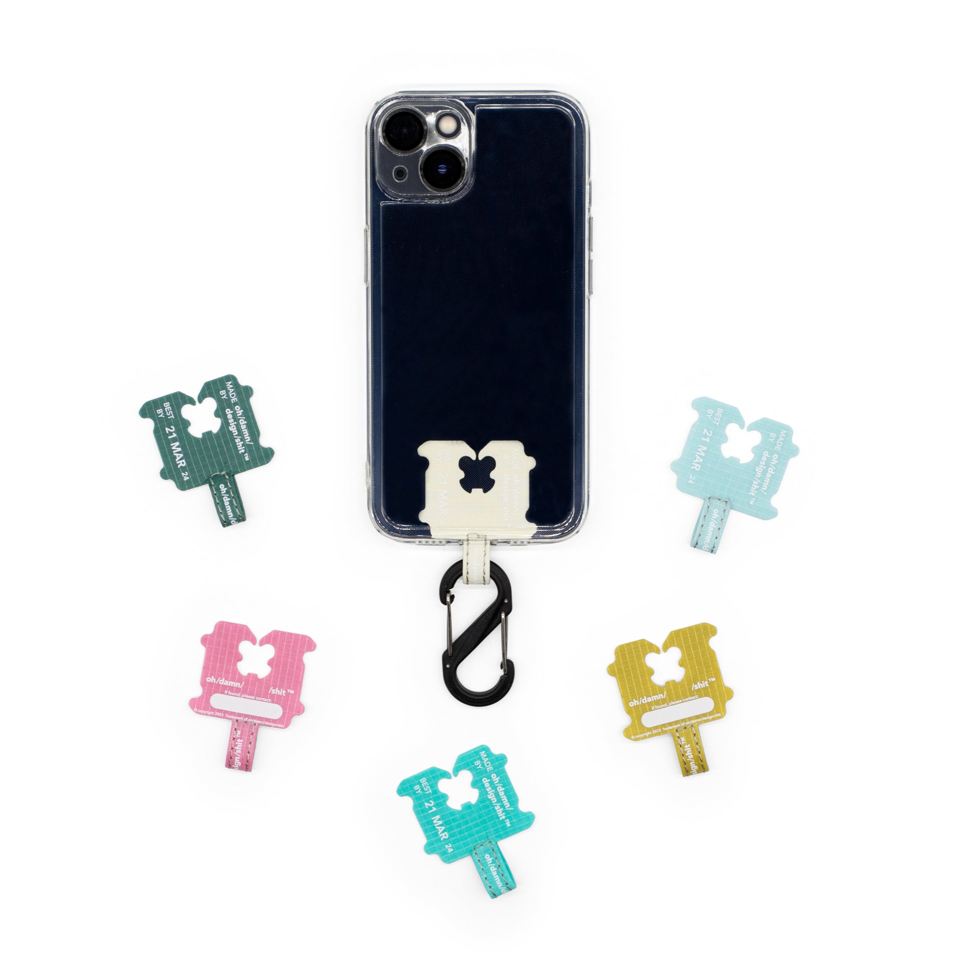 bread tag in pink