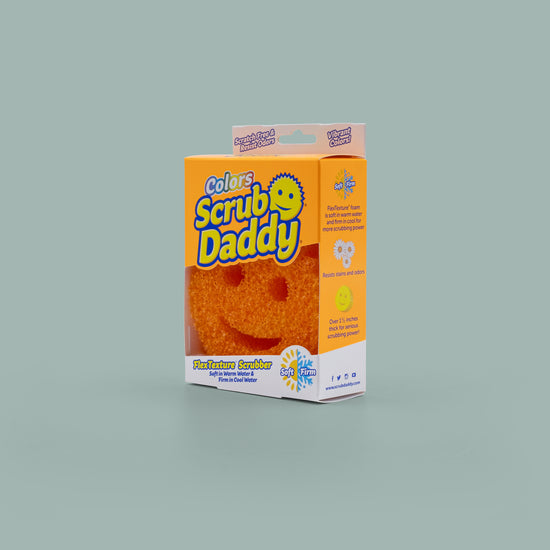 colors scrub daddy in box - orange