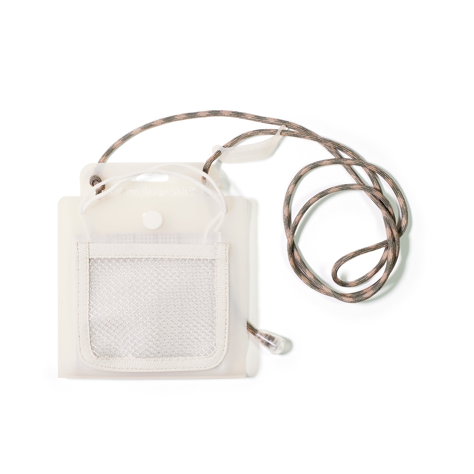 pocket face mask pouch in smoke