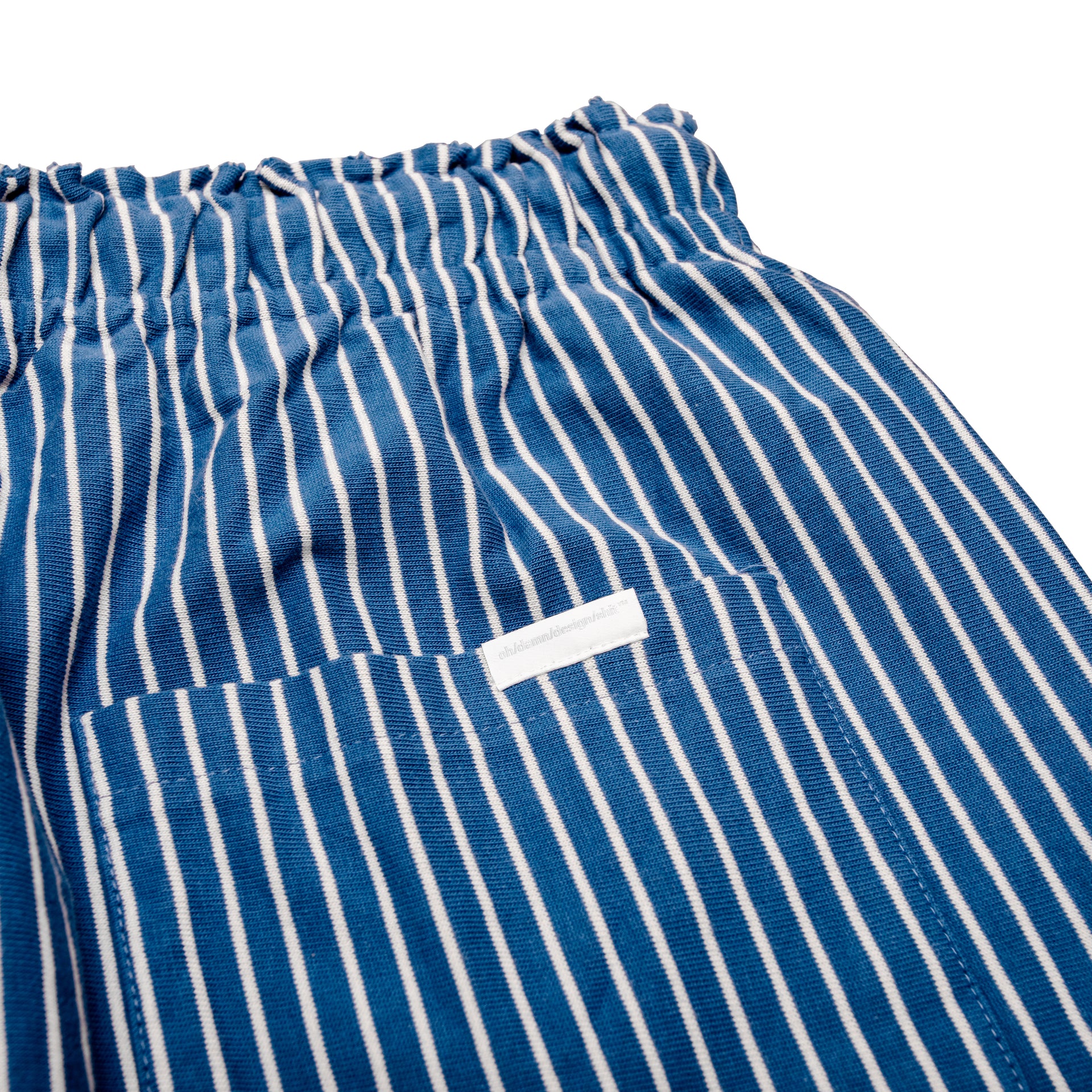 stripe half pants