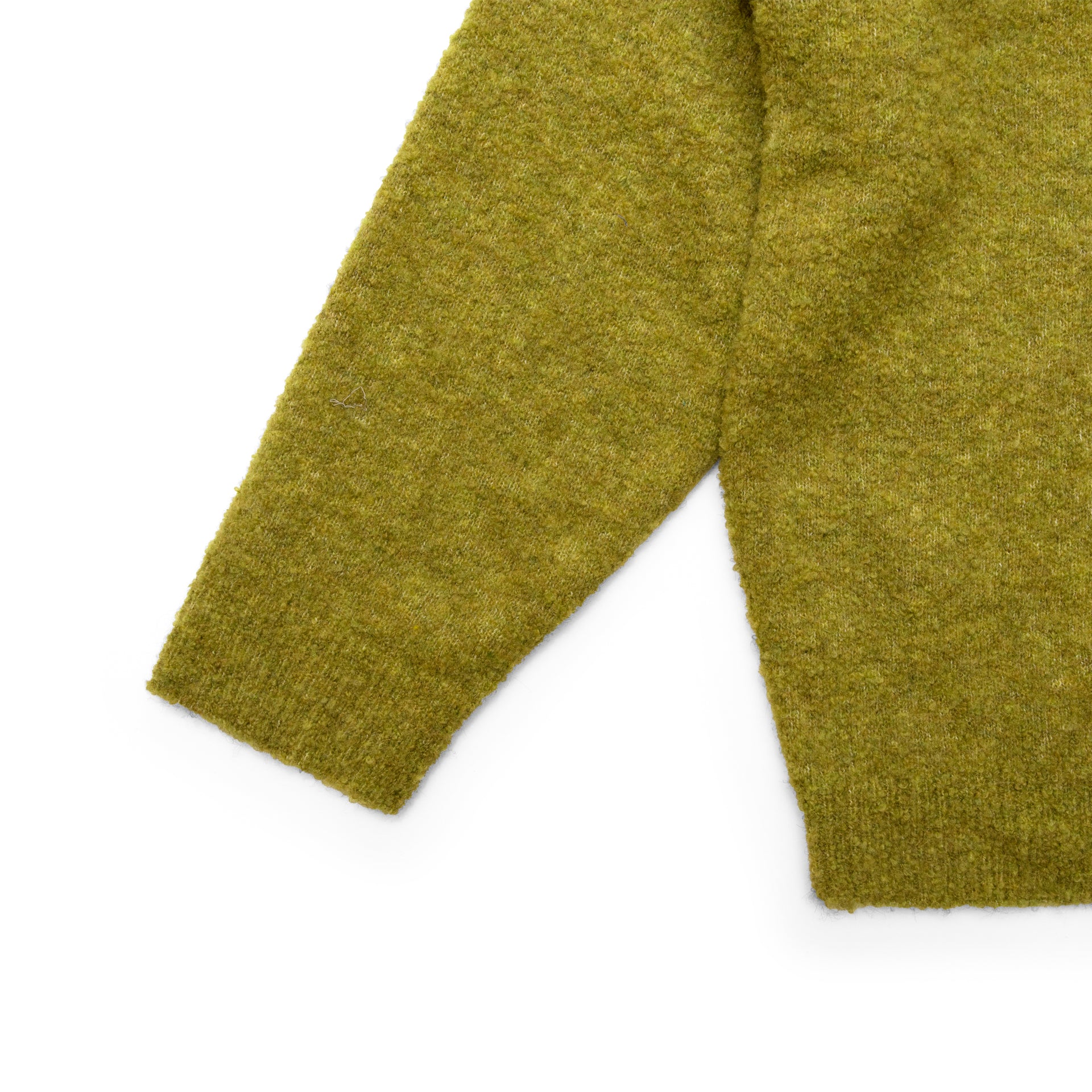 oversize collar knit in moss